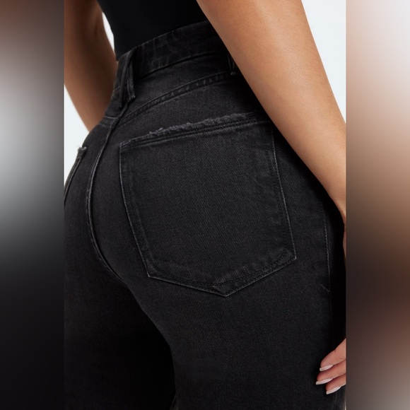 Good American Good Boy Straight Jeans - Picture 5 of 9